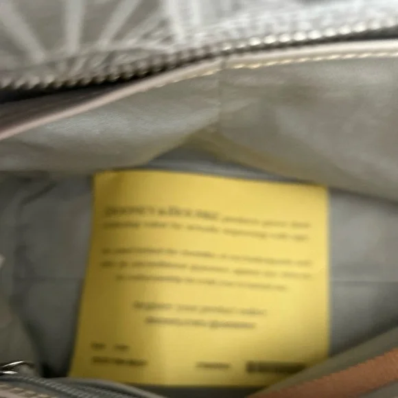 Disney Dooney & Bourke 100th Anniversary Platinum Mickey Tote Bag Purse - Picture 4 of 4